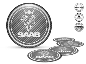 Saab Adesivo Silicone Edizione Decalcomanie Cerchio Pregiate
